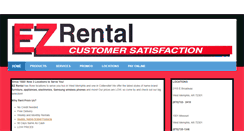 Desktop Screenshot of ez-rental.net